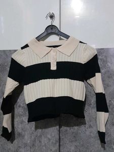 Striped Knit Top