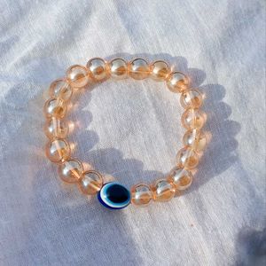 New Handmade Set Of 5 Evil Eye Bead Bracelets