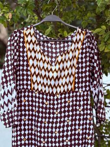 Beautiful Mirror Work Kurti ✨💕