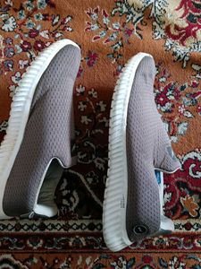 Gray Slip-On Sneakers