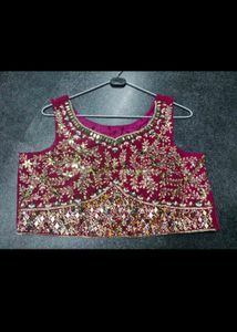 Magenta Lehenga Choli Set