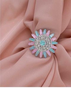 Pastel Flower Brooch