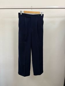 Navy Blue Wide Leg Trousers
