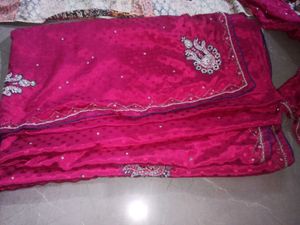 Pink Saree