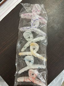 Pack Of 6 Colour Splash Hair Clutcher Clips