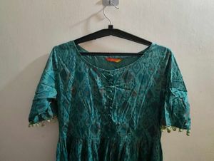 Persian Green Anarkali Kurti