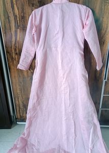 Onion Colour Kurti Skirt Set