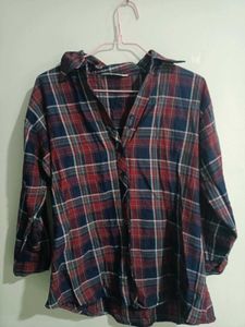 Red Plaid Flannel Shirt