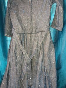 Sparkly Silver Party Dress