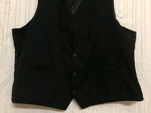 Pronto Uomo Black Waistcoat