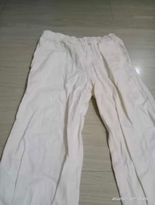 White Wide Leg Pants