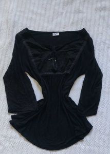 Cute Black Baffalo Top