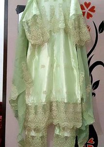 Mint Green Pakistani Salwar Kameez