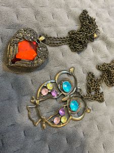 Set of 2 Rustic Necklaces