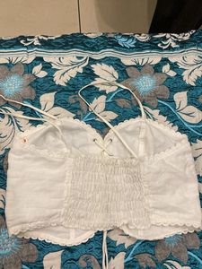 White Corset Top