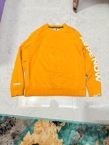 A Bathing Ape 🦍 Yellow Crewneck