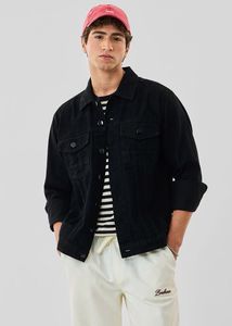 Stylish Black Denim Jacket