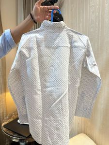Men's Polka Dot Button-Down Shirt