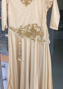 Golden Frock For Girls