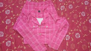 Pink Blazer & skirt Set