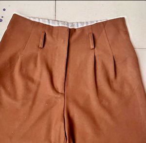 Laure Max Brown High Waist Trouser Pant