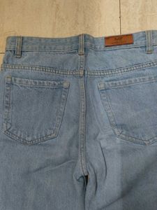 Wide Leg Denim Jeans
