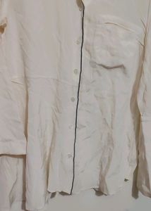 Cream Shirt Like Top For Girl Or Woman 30 Bust