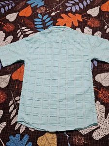 Cool Blue Patterned Shirt