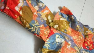Handwork Heavy Floral Gown With Belt