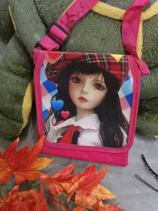 Pink Girlish Sling Bag