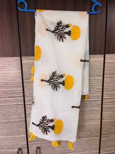 Bunaai Pure Cotton Block Print Only Dupatta