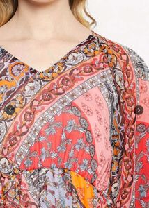 Bohemian Print Maxi Dress