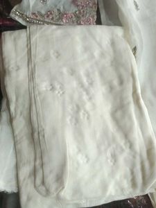 Elegant White Embroidered Salwar Kameez
