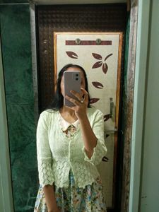 Crochet Knit Cardigan