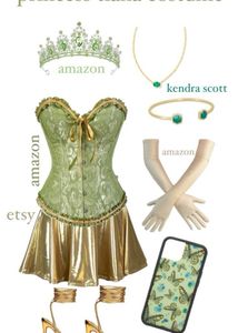 💚🌿 Elegant Sage Green Brocade Corset