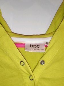 Neon mid-length hoodie dress, Size- 40/42(M/L)