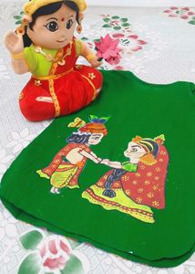 Hand Painted 🎨 ✨️ 😍 Radha Krishna