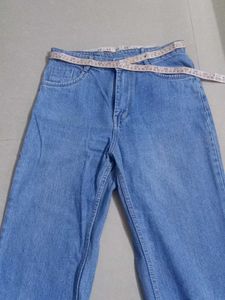 Light Blue Straight Fit Jeans