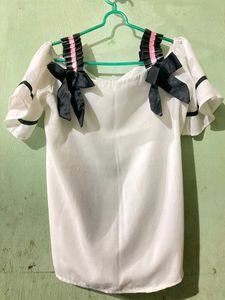 Cute Bow Tie Blouse