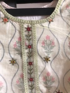 PRICE DROP SALE Embroidered Net Kurti With Li