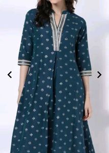 New unused xxl elephant  Teal Printed Kurta