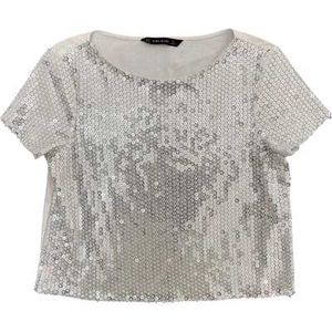 Zara Sequin Party Top