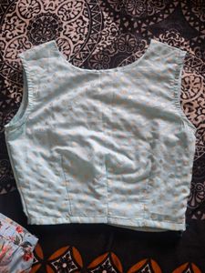 Sky Blue Embroidered 3-Piece Suit