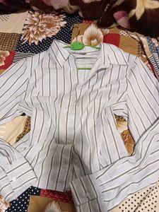 Striped Button-Down Shirt