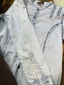 Denim Button-Down Shirt