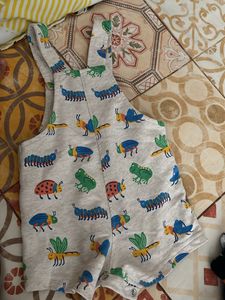 Baby Boy Dungaree Shorts 3-6 Months