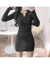 Black Dress Only 1 Time Wear