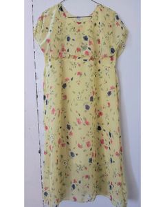Floral Yellow Dress