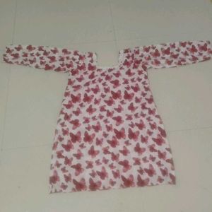 Butterfly Print patiala salwar suit handmade