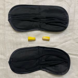 2 Sleeping Eye Mask &amp; Ear Plugs Combo (Eyemask)